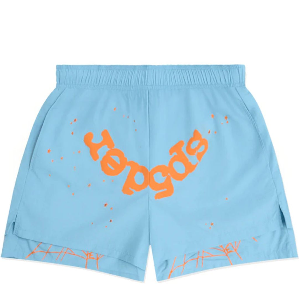 Sp5der Double Layer Shorts Blue/Orange