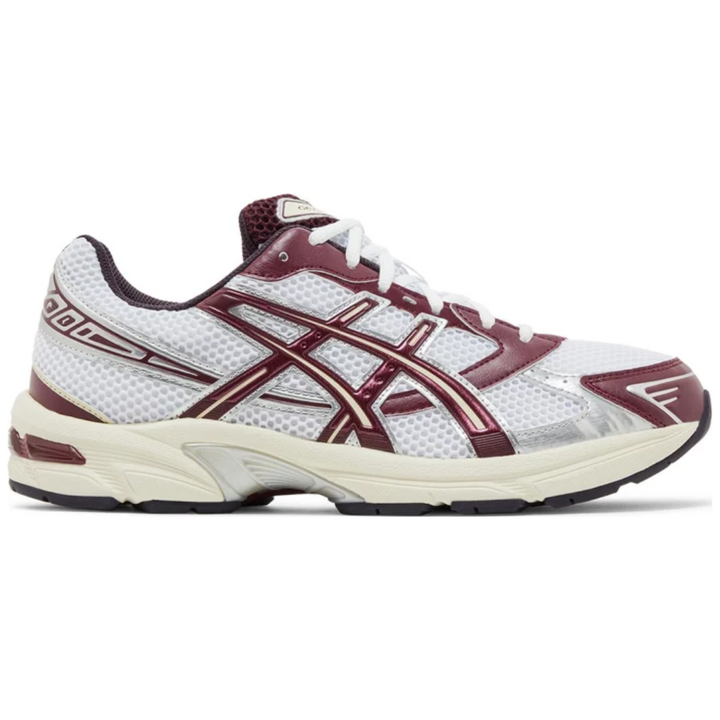 Asics Gel-1130 White Maroon Banner