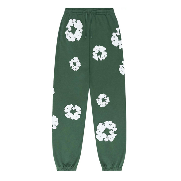 Denim Tears Cotton Wreath Sweatpants Green