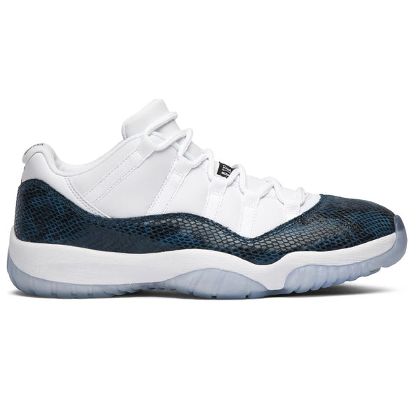 Jordan 11 Low Navy Snakeskin