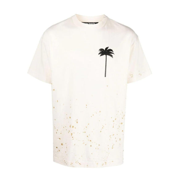 Palm Angels Gold Splatter Shirt